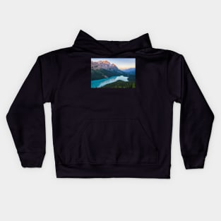 First Light at Peyto Lake Kids Hoodie